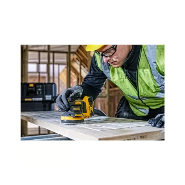 Dewalt DCW210NT-XJ Έκκεντρο Τριβείο 125mm Μπαταρίας 18V Solo με Ρύθμιση Ταχύτητας και με Σύστημα Αναρρόφησης 2