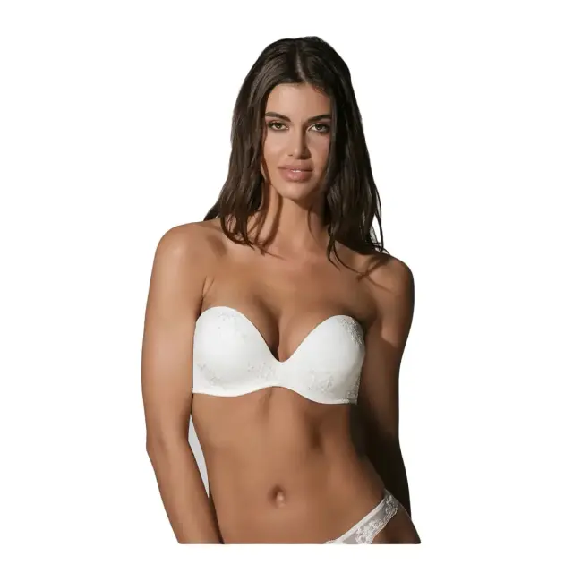 Luna Γυναικείο Σουτιέν Νυφικό Honeymoon Strapless, Χρώμα Ιβουάρ