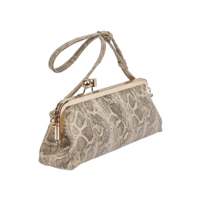 Γυναικεία Τσάντα Αμπιγιέ Verde 01-0002225 Animal Print Μπεζ - ONESIZE 2