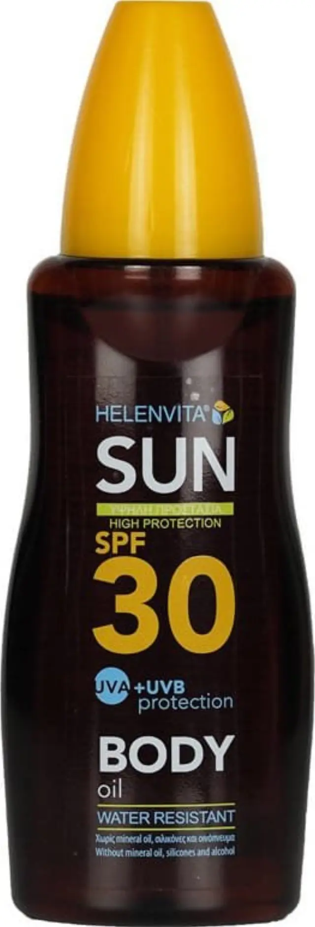 Helenvita Sun Αδιάβροχο Αντηλιακό Λάδι για το Σώμα SPF30 σε Spray 200ml