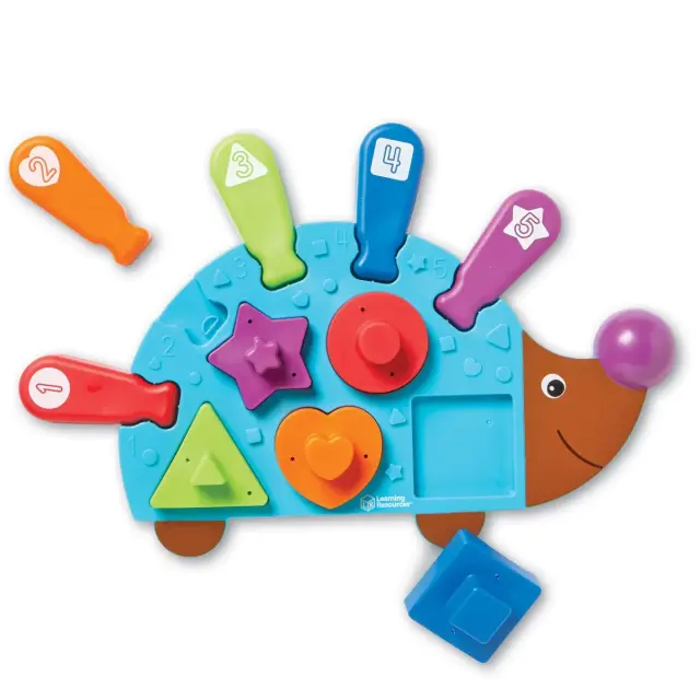 Learning Resources Spike ο Σκαντζόχοιρος Λεπτής Κινητικότητας Puzzle με Σφηνώματα για 18+ μηνών LER 9103
