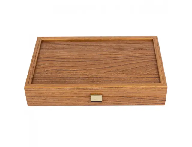 Σετ Χειροποίητο Τάβλι Basic Walnut Replica Wood Manopoulos με υποδοχές για πούλια και διαστάσεις 30x20cmBXL3KK 2