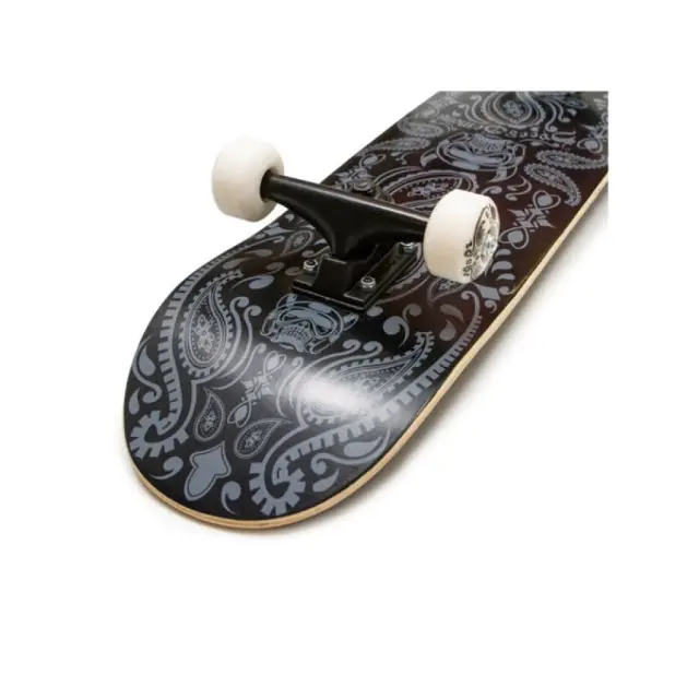 Speed Demons Bandana Complete Skateboard 8.25" - Black/Black 2