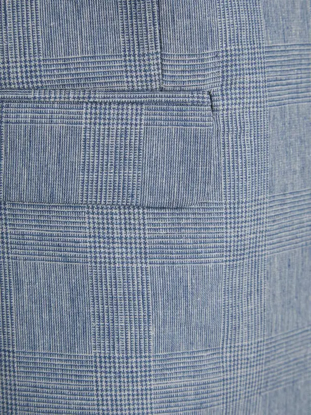 JPRRIVIERA LINEN BLAZER SLIM FIT SN Light Blue 2