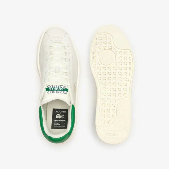 Sneaker Lacoste Baseshot Premium 37-47SMA0040082-42 Άσπρο-Πράσινο - 46 3