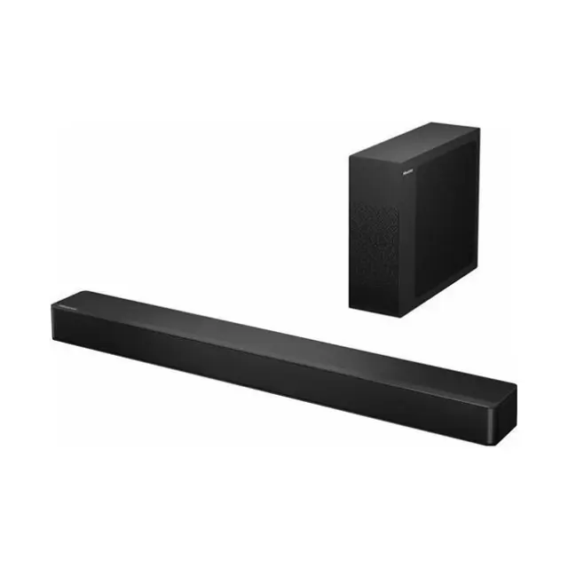 Hisense Soundbar 2.1 Bluetooth και HDMI 120W με Ασύρματο Subwoofer Μαύρο HS2100