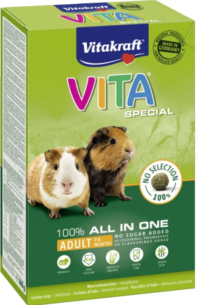 Vitakraft - Vita Special Adult Guinea pigs 600gr - 25311 - Pet Supplies