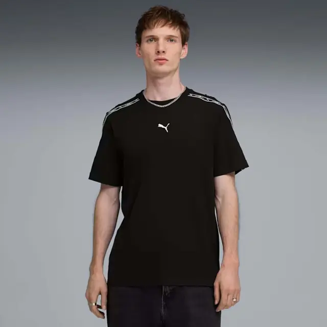 Puma Essentials Tape T-Shirt (691693-01) - Μαύρο - S