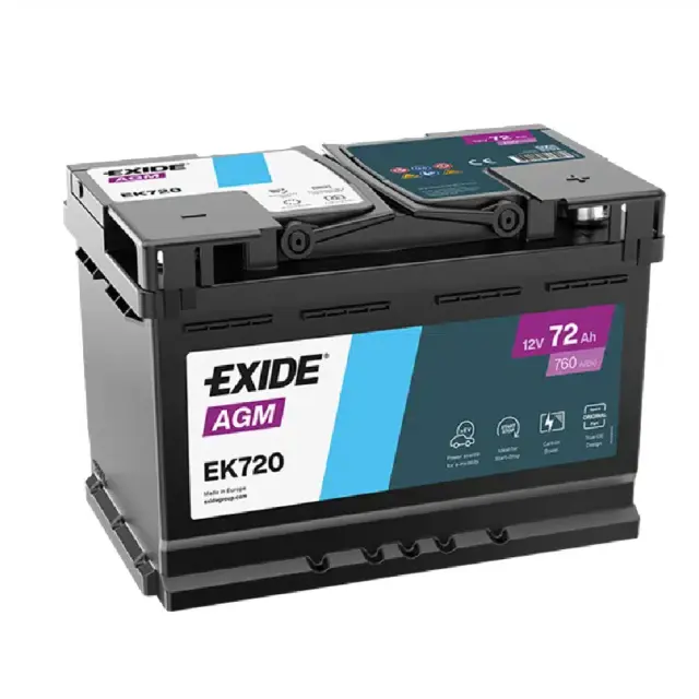 Μπαταρία EXIDE AGM EK720 12V 72Ah 760A (EN)