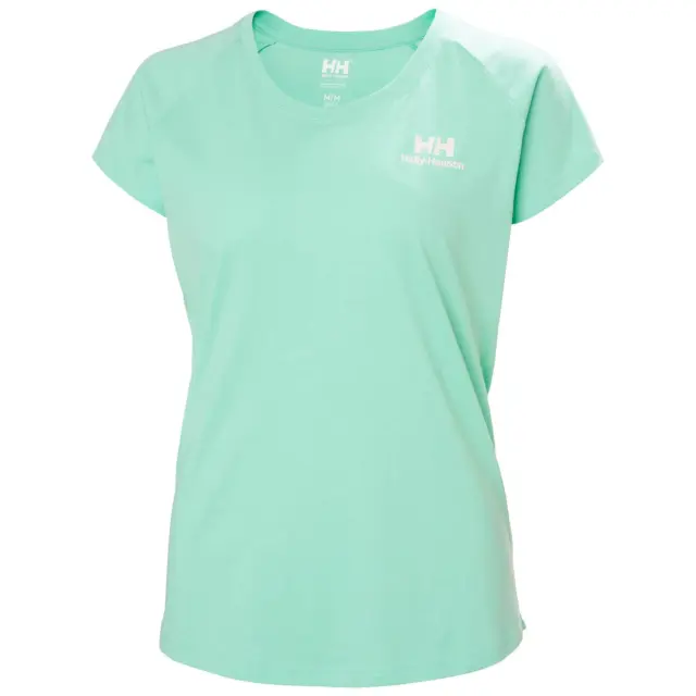 Helly Hansen Women's Nord Graphic Drop T-shirt Lagoon - XS