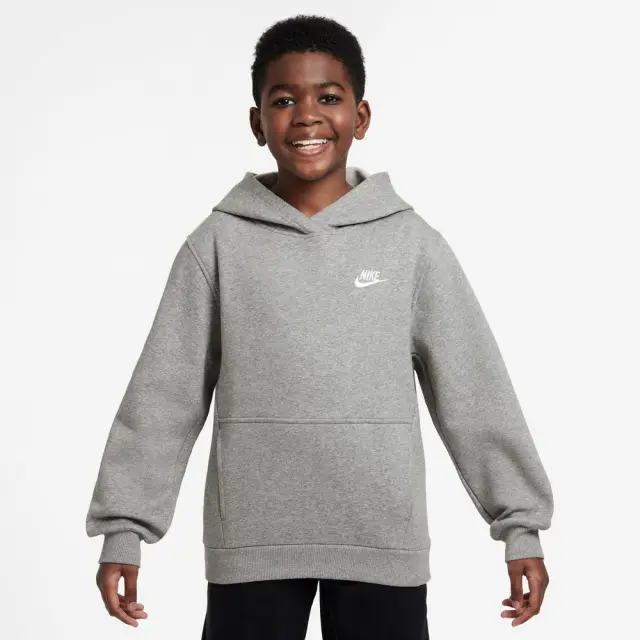 Nike Sportswear Club Fleece ΠΑΙΔΙΚΗ ΜΠΛΟΥΖΑ (FD3000-063) - Γκρί - M 10-12 ετών