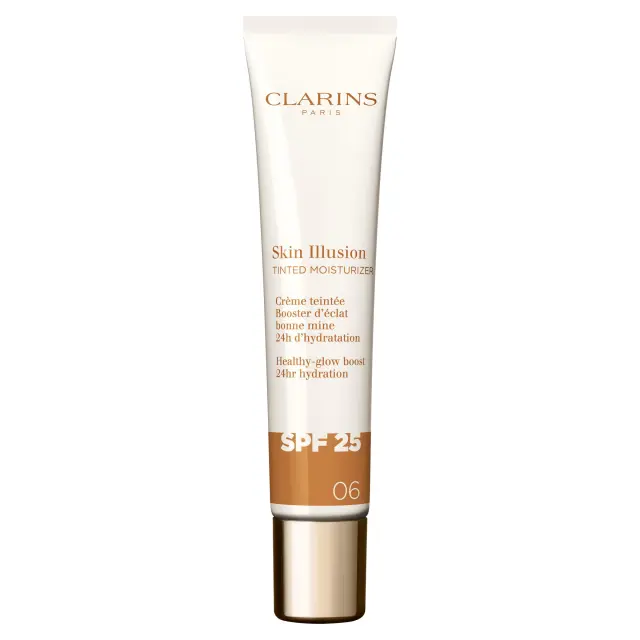Clarins Skin Illusion 06 24ωρη Ενυδατική Κρέμα Προσώπου Ημέρας με Χρώμα και SPF25 40ml