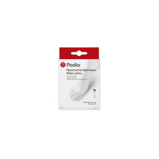 Podia Προστασία Δακτύλων Θήκη Γέλης Soft Protection Cap Polymer Gel Large 2τμχ