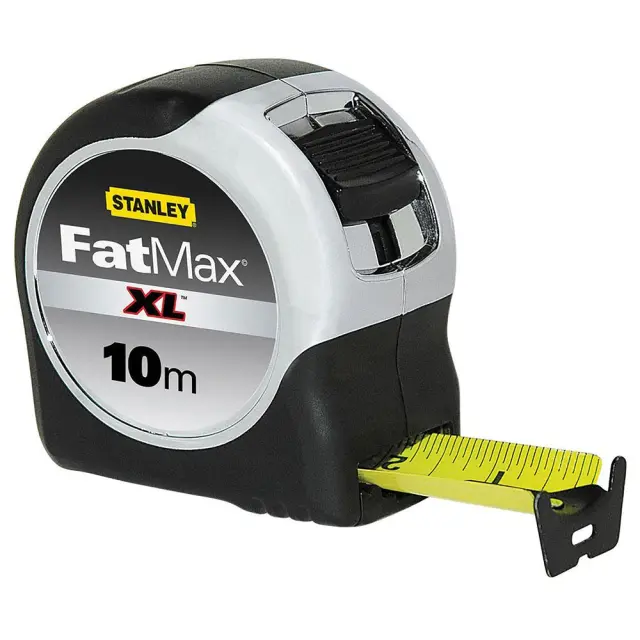 Μέτρο Πλαστικό Χρωμέ Λάμα 32mm FAT MAX XL 10m