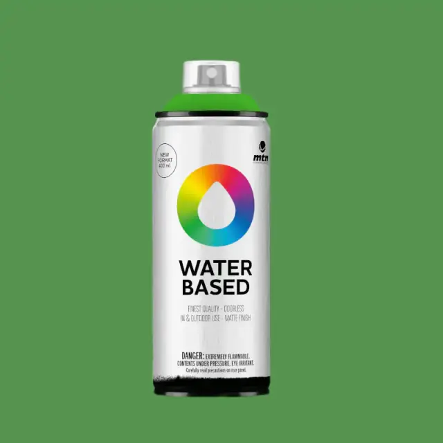 MTN Waterbased Spray Paint 400ml WB4 RV-6018 Valley Green