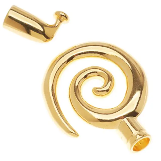 Κούμπωμα - 43x35mm - Εσωτ.Διαμ. 6.2mm - Gold Plated - 1set