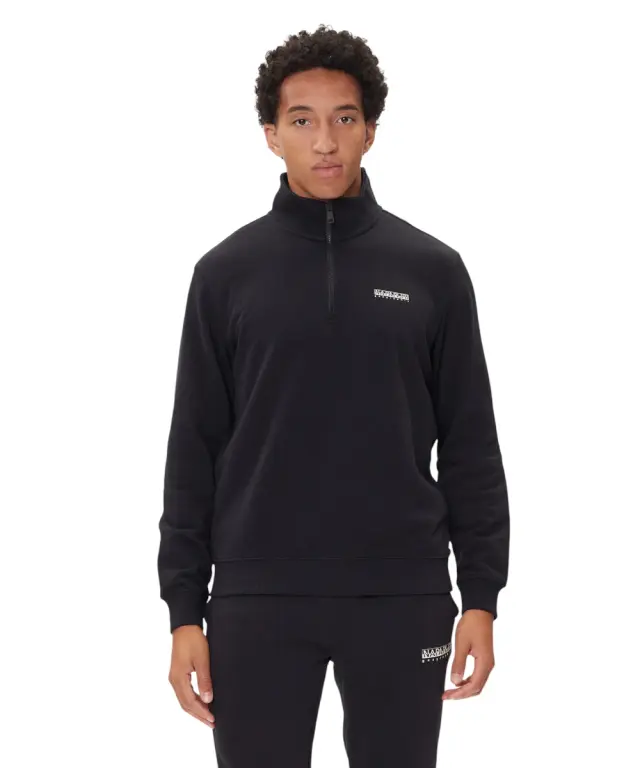 Napapijri - Ανδρικό Φούτερ B Small Box Relaxed Fit NP0A88TO-941 Μαύρο - S