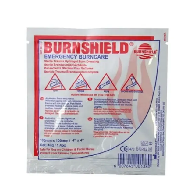 Burnshield Sterile Trauma Hydrogel, Αποστειρωμένη Γάζα 10x10 εμποτισμένη με 40gr υδρογέλης