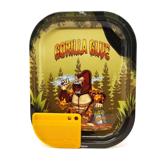 Best Buds Gorilla Glue Small Metal Rolling Tray 2