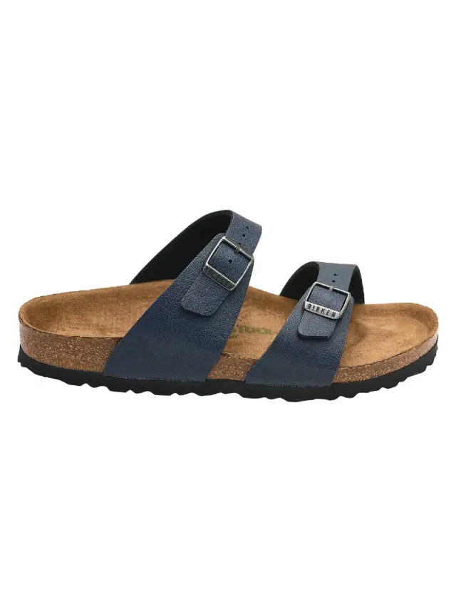 Birkenstock Πέδιλα Γυναικείο Birko-Flor(ανθεκτικό υλικό της Birkenstock-επιτρέπει την επαφή με το νερό) Μπλέ BIR/SYDNEY VEGAN 1016653 NAVY 3