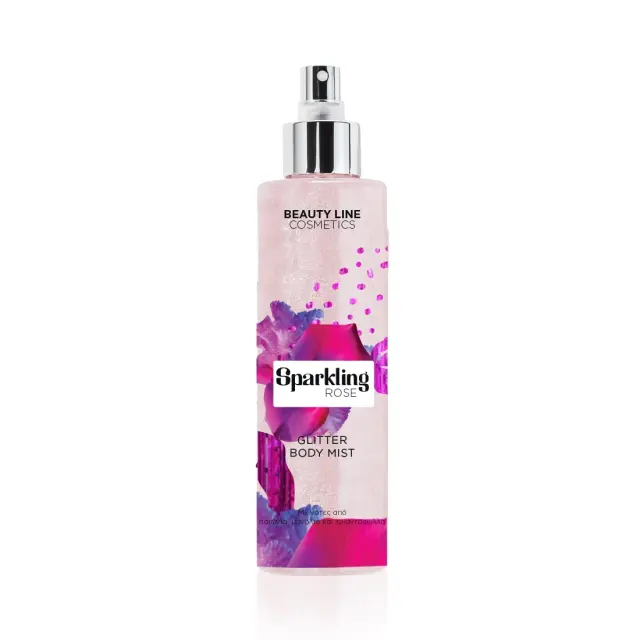 Beauty Line Glitter Body Mist Sparkling Rose 200ml