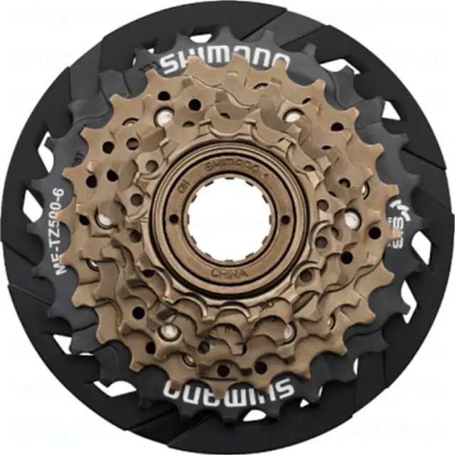 SHIMANO MF-TZ500-CP ΕΞΑΠΛΕΤΑ ΒΙΔΩΤΟ ΜΕ SPOKE PROTECTOR 14-28 ΔΟΝΤΙΑ