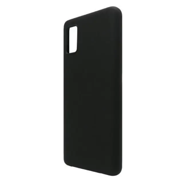 Θήκη Liquid Silicon inos Samsung Galaxy A41 L-Cover Μαύρο N50531