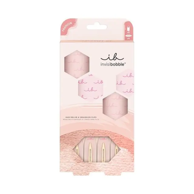 Invisibobble Set Volumize Me Roller για Μπούκλες 6τμχ & Κλιπ Μαλλιών χωρίς Πτυχώσεις 4τμχ
