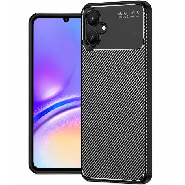 Θήκη Ancus AutoFocus Carbon Fiber για Samsung Galaxy A06 4G A06 5G Μαύρη