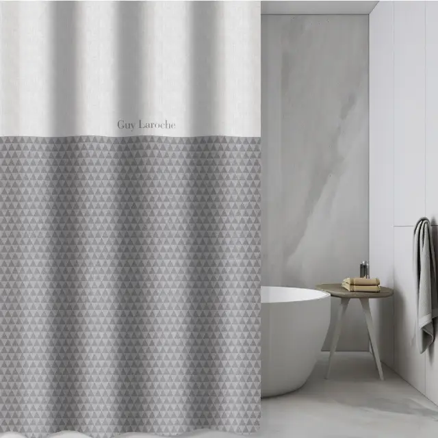 ΚΟΥΡΤΙΝΑ ΜΠΑΝΙΟΥ TOKYO SILVER 180X185 GUY LAROCHE