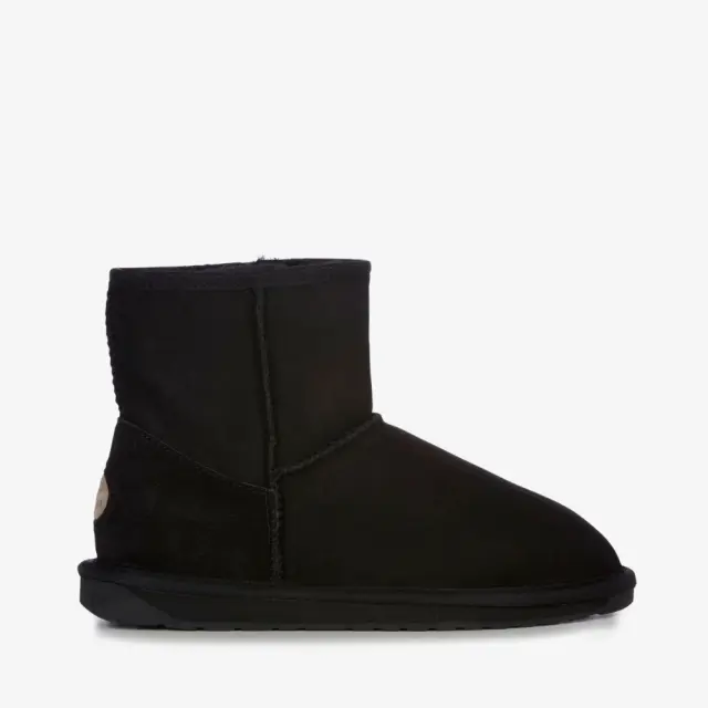 Emu Μποτάκια Γυναικείο δέρμα Μαύρο EMU/10003 BLACK