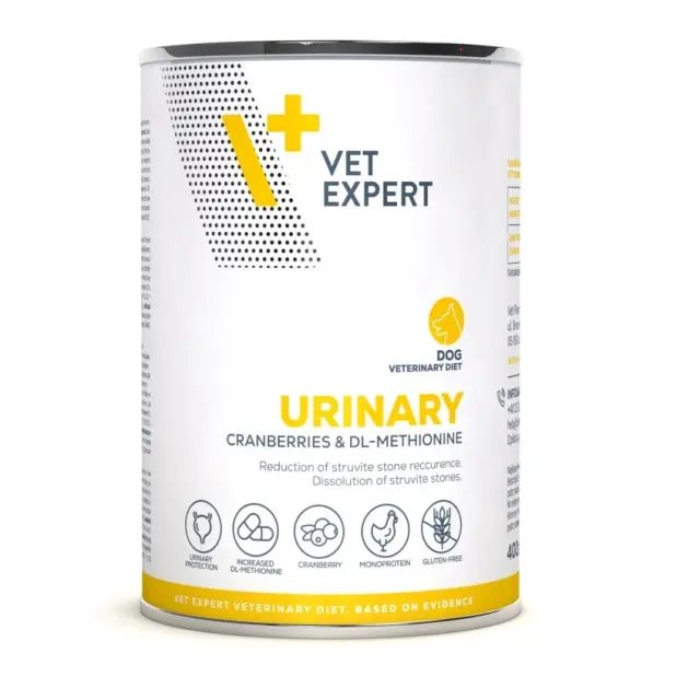 VET EXPERT Urinary Chicken - wet dog food - 400g