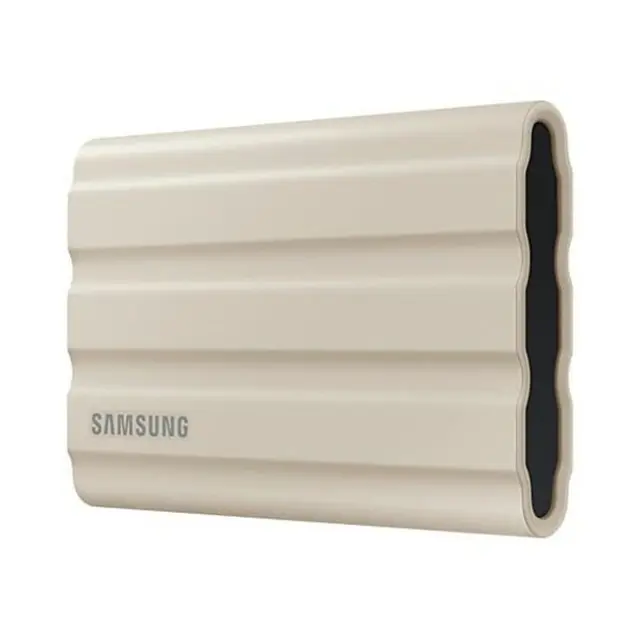 Samsung Εξωτερικός Σκληρός Δίσκος SSD Portable T7 Shield 2TB USB 3.2 Beige (MU-PE2T0K/EU) 3