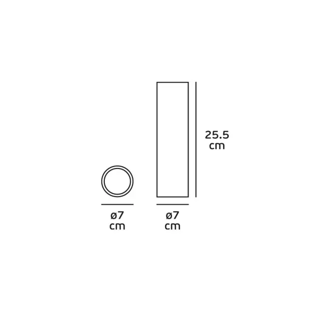 Rein Φωτιστικό οροφής κύλινδρος GU10/PAR16 L25.5cm μαύρο-χρυσό Μαύρο/Χρυσό 2
