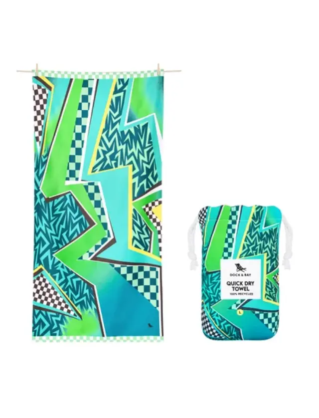 Dock & Bay: Πετσέτα θαλάσσης - Tide Skater Microfiber (Μικροϊνες) 160x90 εκ