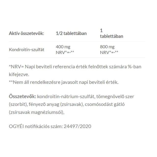 JutaVit Chondroitin-sulphate 800 mg 2