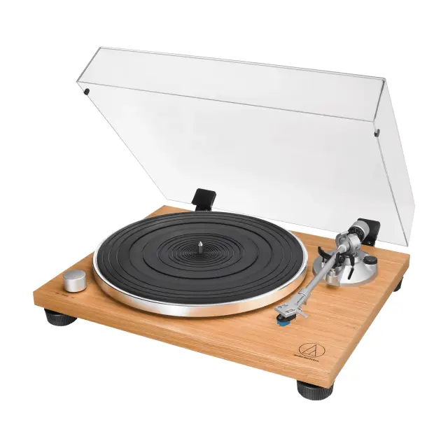 Πικάπ Audio Technica AT-LPW30TK με belt drive, προενισχυτή, ταχύτητες 33-1/3, 45 RPM και σύνδεση RCA - Teak