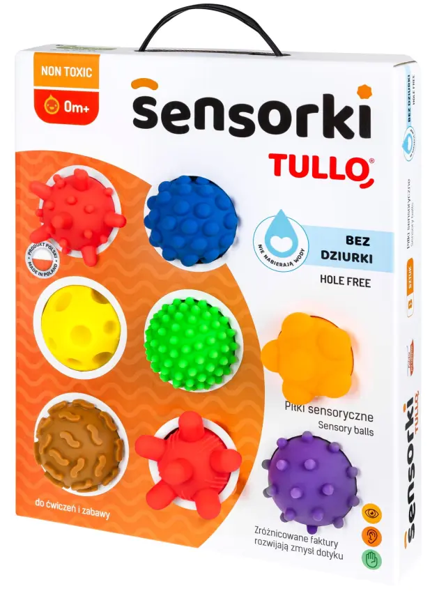TULLO ΠΑΙΧΝΙΔΙ ΑΙΣΘΗΣΕΩΝ SENSORY BALLS 8 ΤΜΧ 2