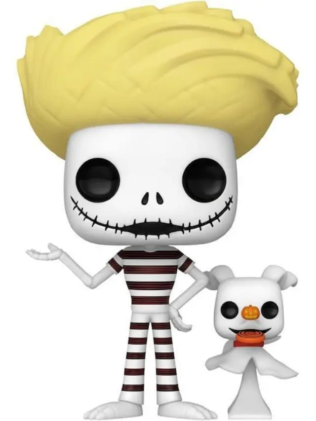 Funko POP! Disney: The Nightmare Before Christmas - Jack with Zero (Beach #1470 Vinyl Figure