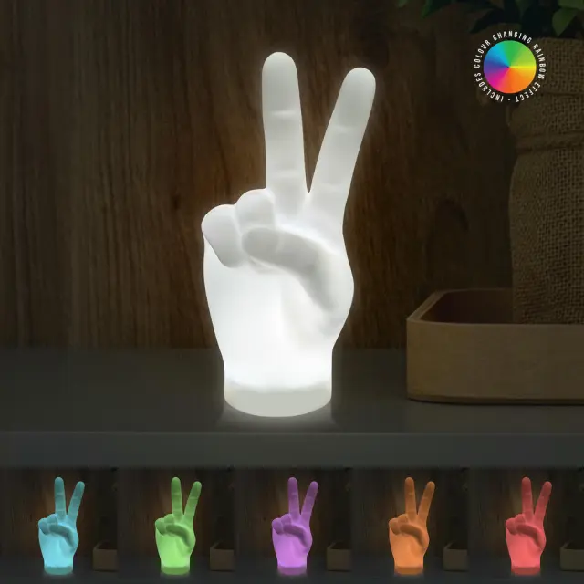 Φωτιστικό Peace Sign Hand Light 18683 2