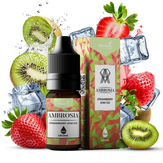 Strawberry Kiwi Ice Aroma 10ml - Ambrosia by Omerta