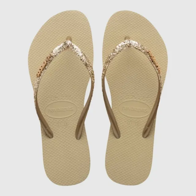 Σαγιονάρα Havaianas Slim Glitter 4146975-0154 Χρυσό - 35-36
