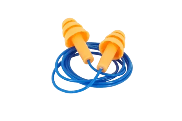 EARMOR M04 Ζεύγος Ωτοασπίδες Σιλικόνης με σχοινάκι 10 Τεμάχια
