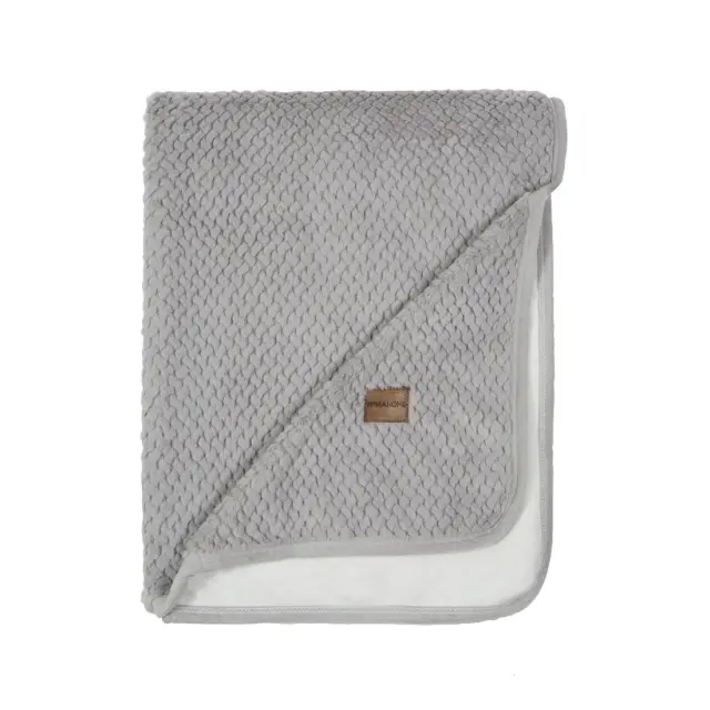 Αντιολισθητικό Ριχτάρι Snuggle - Light Gray Γκρι Τριθέσιος 180x300 2