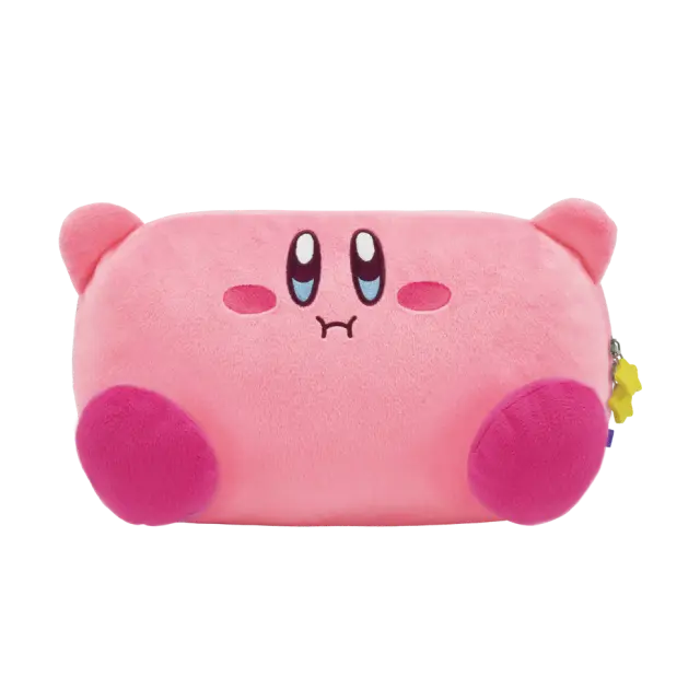 HORI - Plush Pouch for Nintendo Switch 2 (Kirby and Waddle Dee) - Pink - Nintendo Switch 2