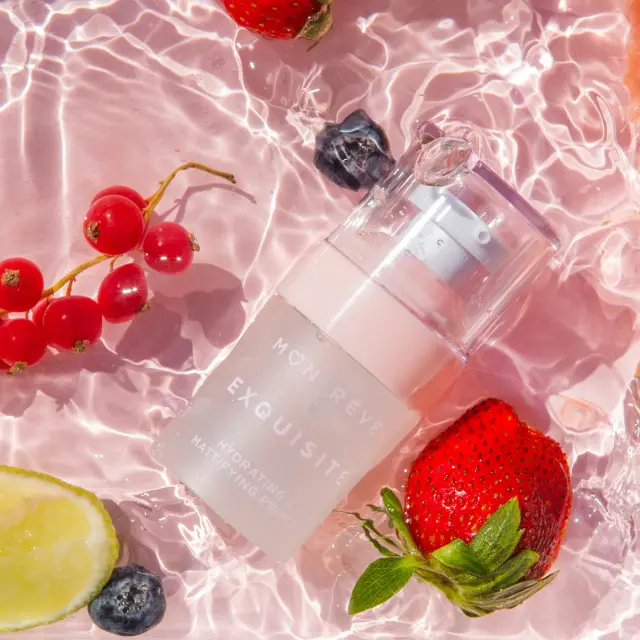 Mon Reve Exquise Hydrating & Mattifying Primer Πράσινο Primer Προσώπου Ενυδάτωσης & Ματ Αποτελέσματος 30ml 3