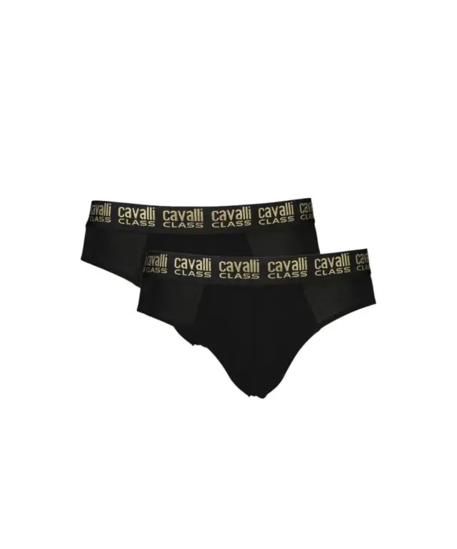 Cavalli Class - Ανδρικά Εσώρουχα Σλιπ 2Pack QXO01DJD003-05051 Μαύρο 3