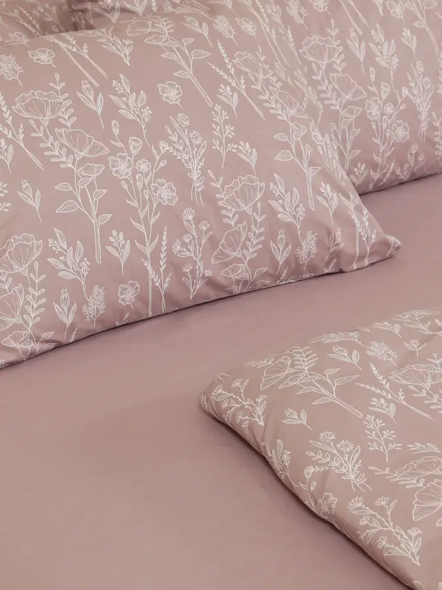 Σετ Σεντόνια Cotton Feelings 2050 Powder Υπέρδιπλο με λάστιχο (170x205+30) Sunshine