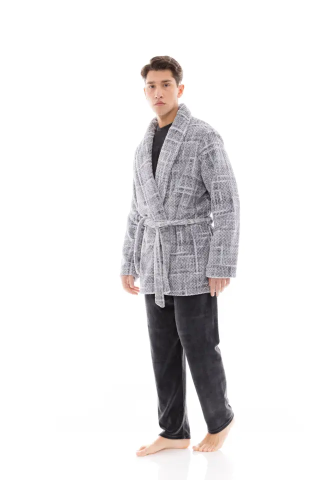 W-M641 - Type - ROBE JAQUARD GREY 3