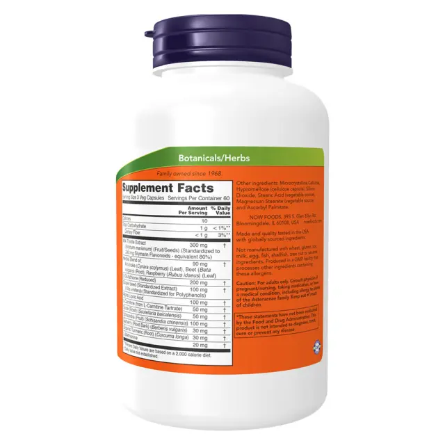 Now Foods Liver Refresh™ 180 Veg Capsules 2